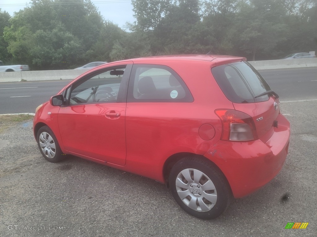 2008 Yaris S 3 Door Liftback - Absolutely Red / Dark Charcoal photo #5