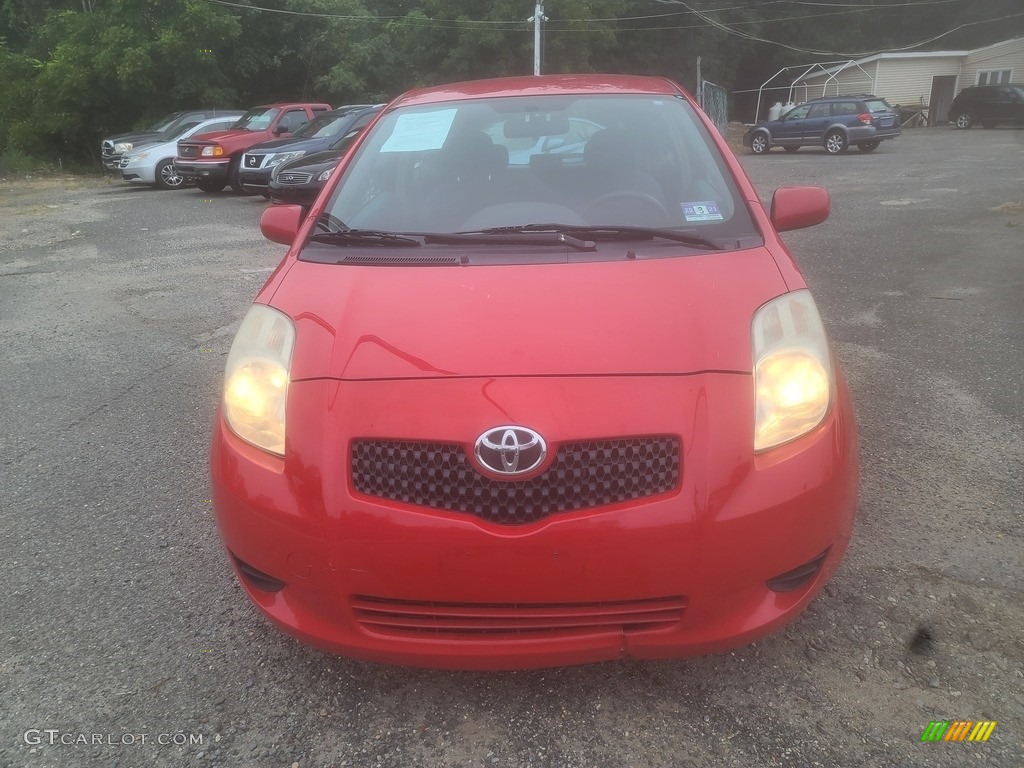 2008 Yaris S 3 Door Liftback - Absolutely Red / Dark Charcoal photo #7