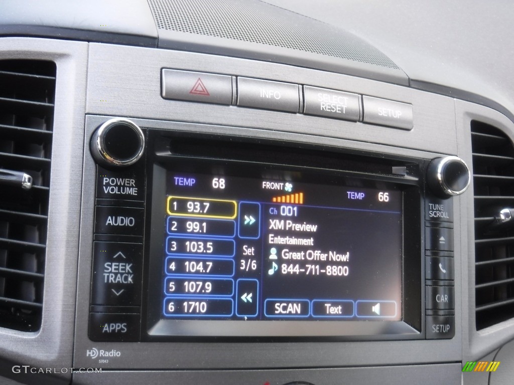 2013 Venza XLE AWD - Classic Silver Metallic / Ivory photo #4