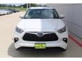 2020 Blizzard White Pearl Toyota Highlander Hybrid XLE  photo #3