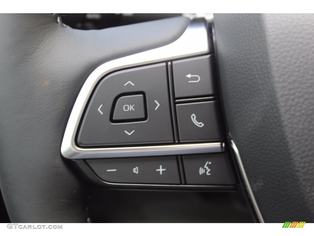2020 Toyota Highlander Limited Graphite Steering Wheel Photo #139497940