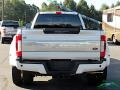 White Platinum - F450 Super Duty Platinum Crew Cab 4x4 Photo No. 4