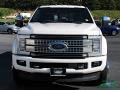 White Platinum - F450 Super Duty Platinum Crew Cab 4x4 Photo No. 8