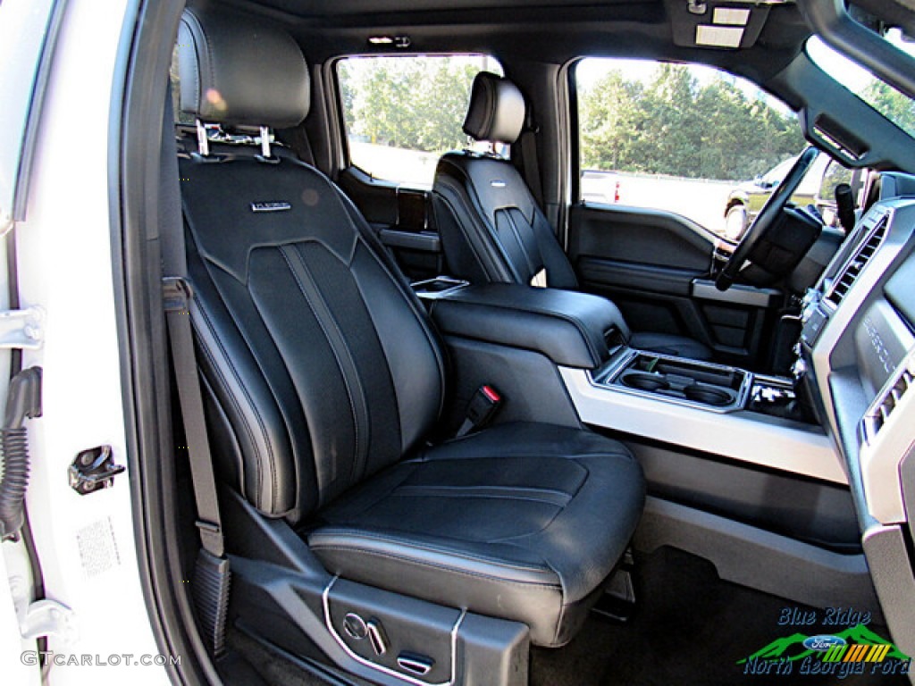 2017 F450 Super Duty Platinum Crew Cab 4x4 - White Platinum / Black/Brunello photo #11