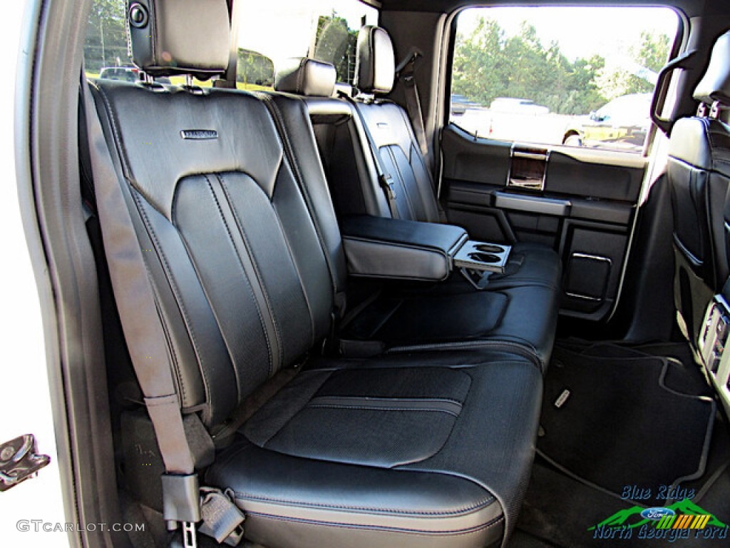 2017 F450 Super Duty Platinum Crew Cab 4x4 - White Platinum / Black/Brunello photo #12