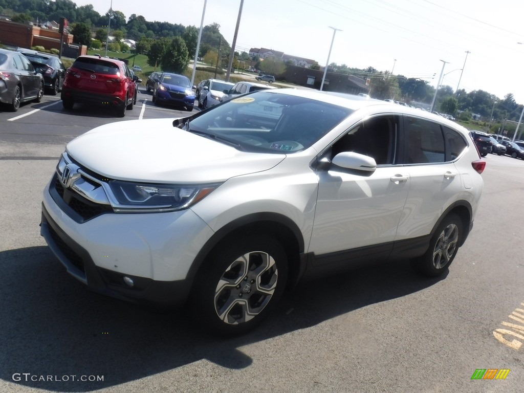 2017 CR-V EX AWD - White Diamond Pearl / Black photo #6