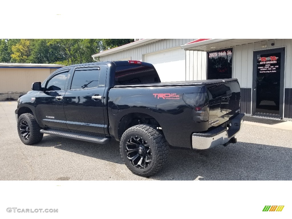 2011 Tundra Limited CrewMax 4x4 - Black / Graphite Gray photo #3