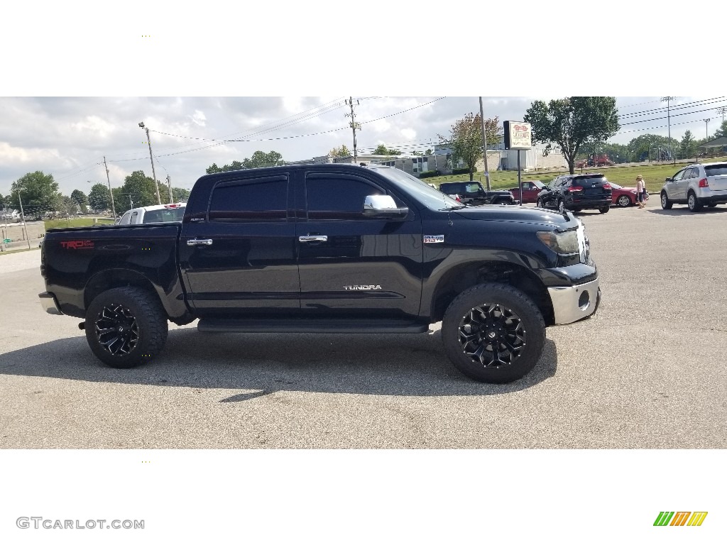 2011 Tundra Limited CrewMax 4x4 - Black / Graphite Gray photo #6