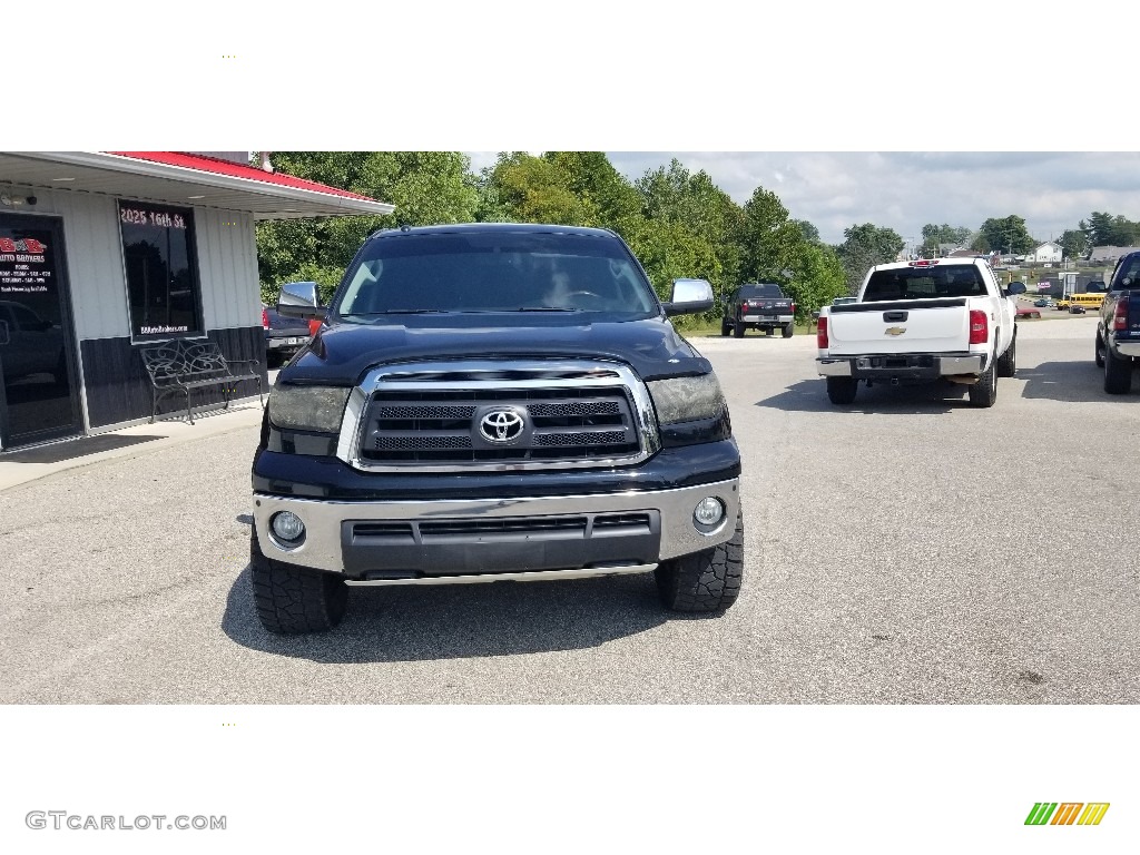 2011 Tundra Limited CrewMax 4x4 - Black / Graphite Gray photo #8