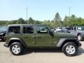 2021 Sarge Green Jeep Wrangler Unlimited Sport 4x4  photo #4