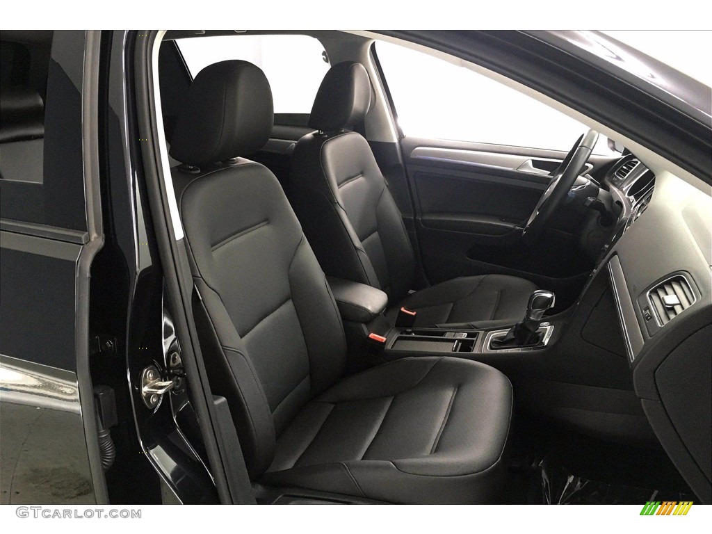 Black Interior 2016 Volkswagen e-Golf SEL Premium Photo #139500886