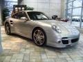 2008 GT Silver Metallic Porsche 911 Turbo Coupe  photo #1