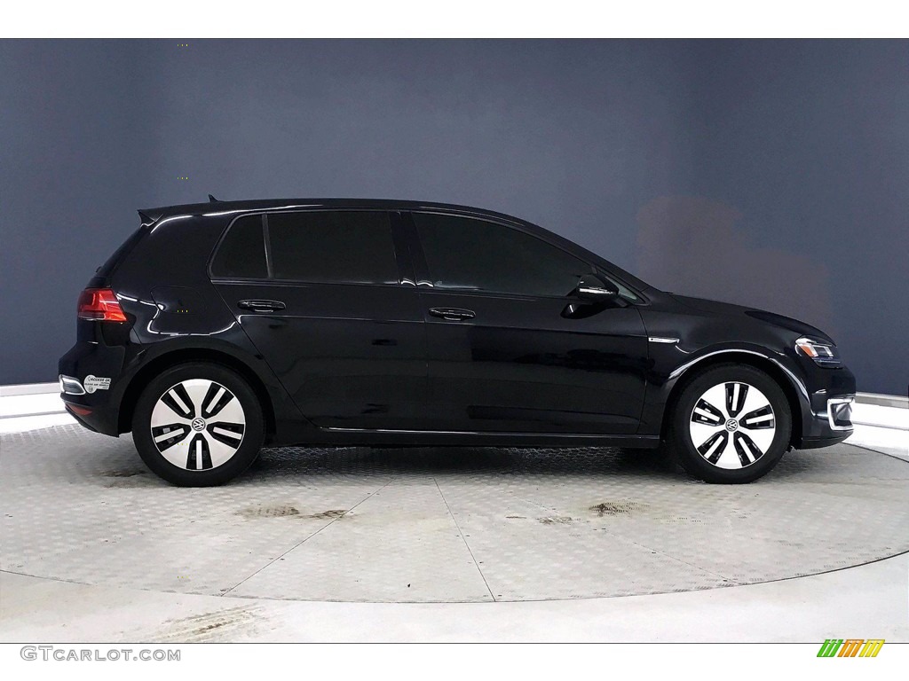 Deep Black Pearl 2016 Volkswagen e-Golf SEL Premium Exterior Photo #139501105