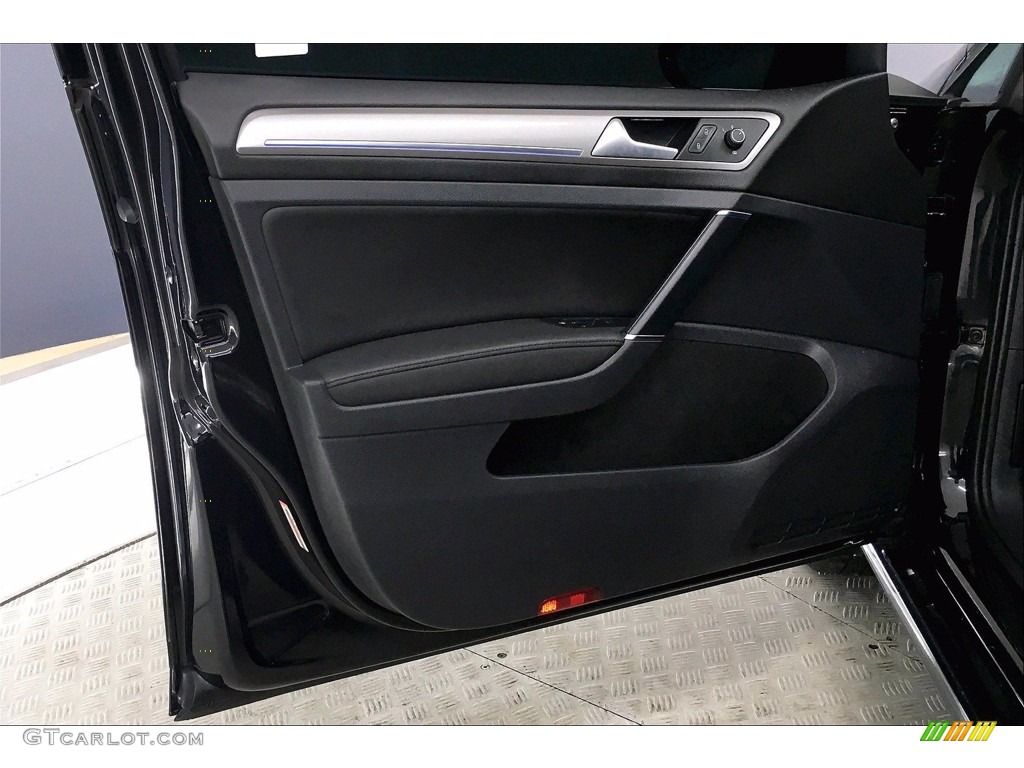 2016 Volkswagen e-Golf SEL Premium Black Door Panel Photo #139501333