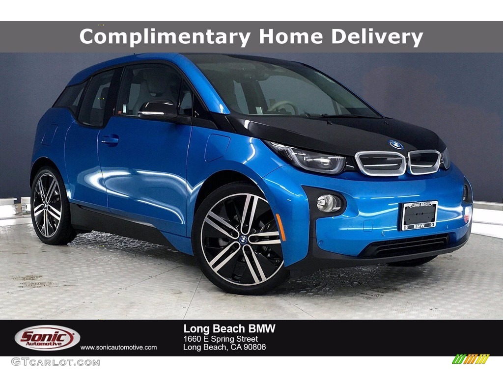 2017 i3 with Range Extender - Protonic Blue Metallic / Mega Carum Spice Grey/Carum Spice Grey photo #1