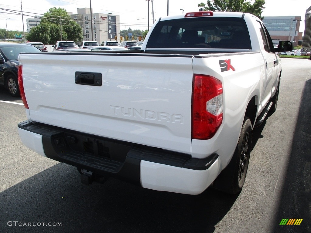 2020 Tundra SX Double Cab 4x4 - Super White / Graphite photo #5