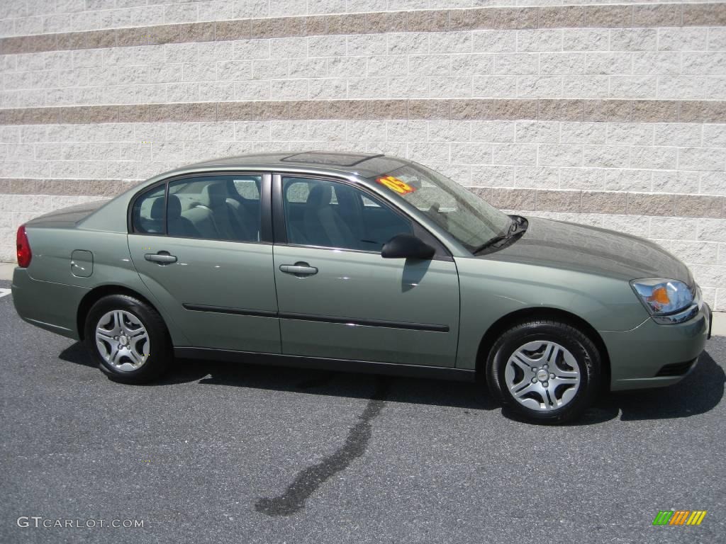 2005 Malibu Sedan - Silver Green Metallic / Neutral Beige photo #1