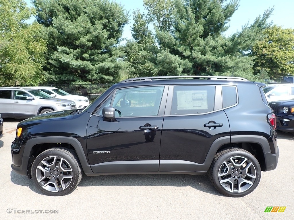 Black 2020 Jeep Renegade Limited 4x4 Exterior Photo #139503667