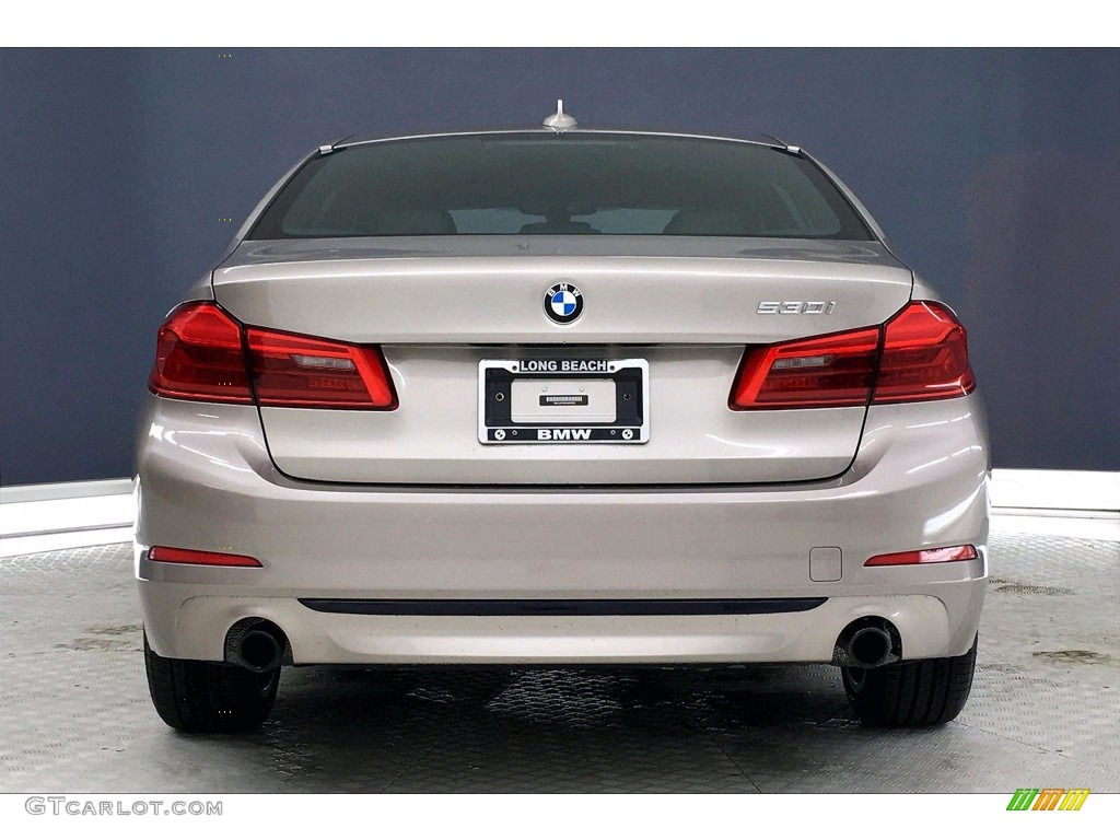 2017 5 Series 530i Sedan - Cashmere Silver Metallic / Black photo #3