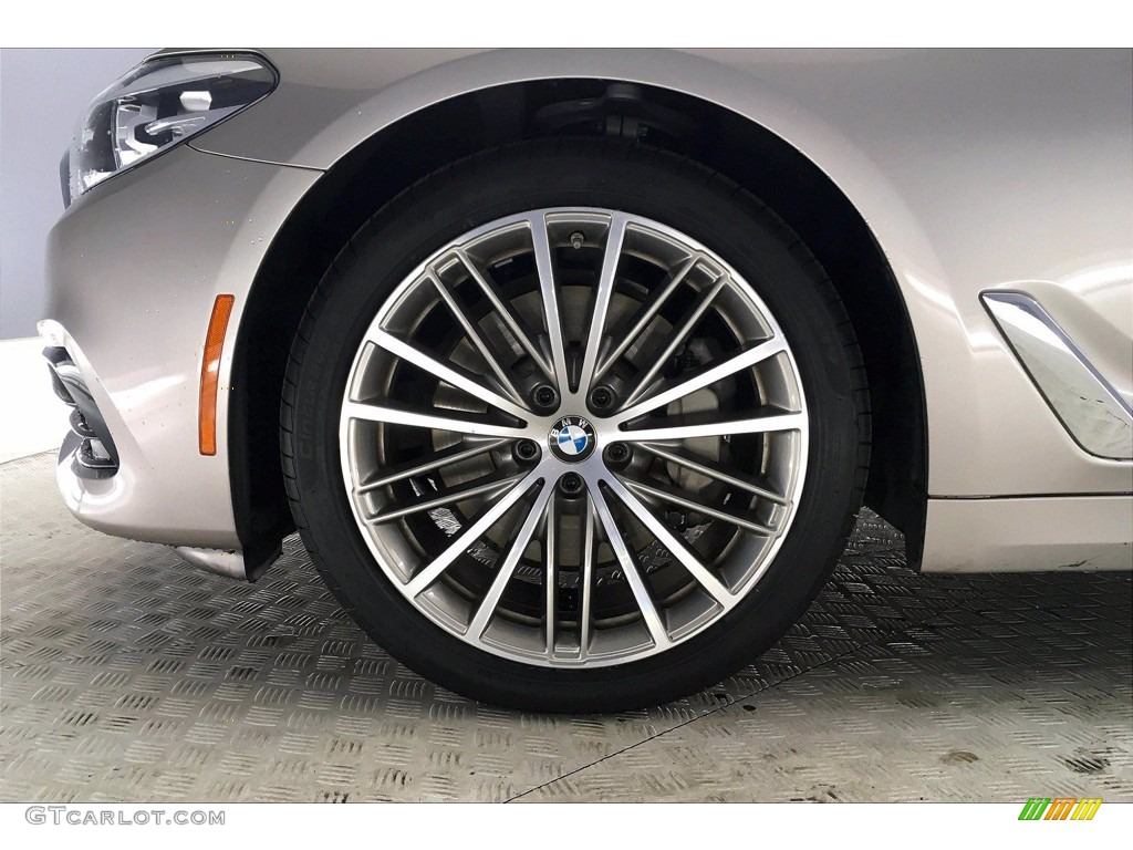 2017 5 Series 530i Sedan - Cashmere Silver Metallic / Black photo #8