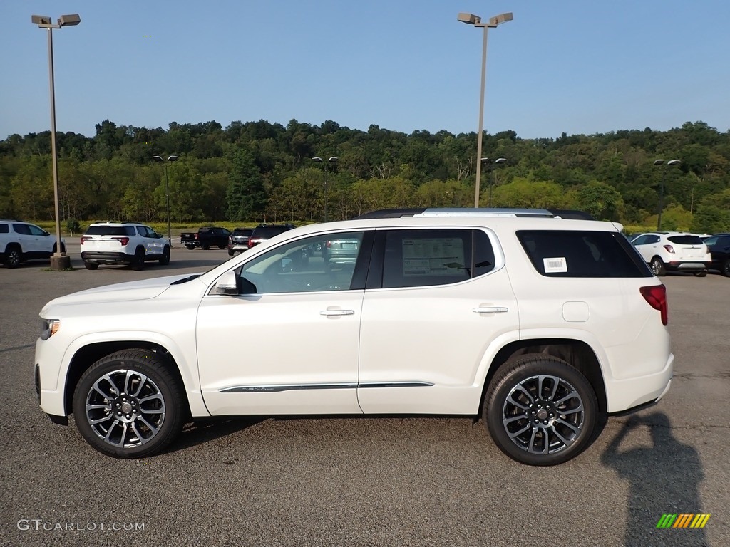 White Frost Tricoat 2021 GMC Acadia Denali AWD Exterior Photo #139505551