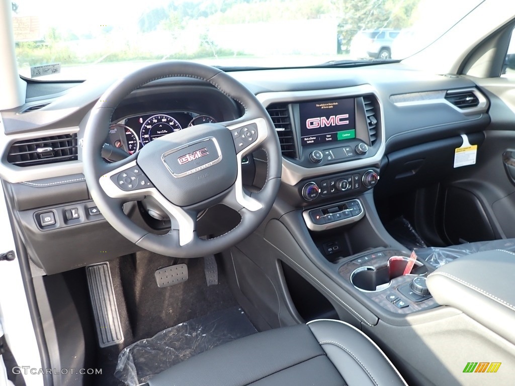 Jet Black Interior 2021 GMC Acadia Denali AWD Photo #139505707