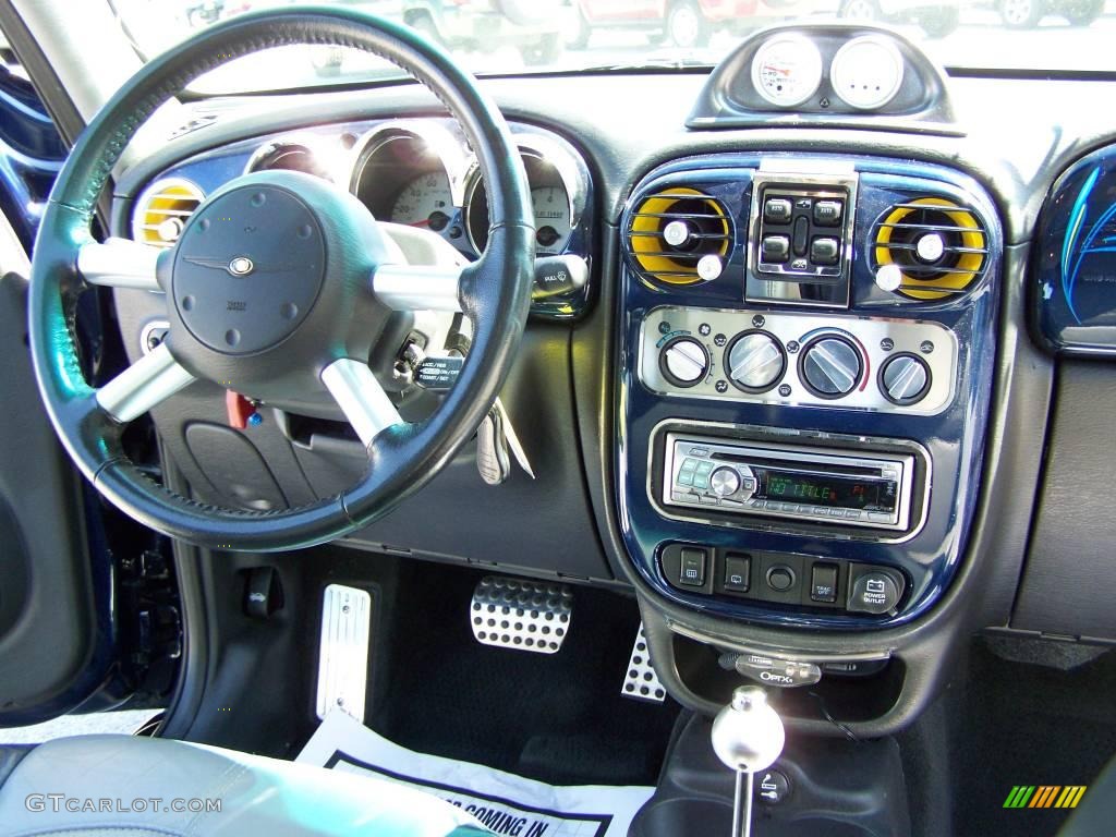 2004 PT Cruiser Dream Cruiser Series 3 - Midnight Blue Pearlcoat/Bright Silver Metallic / Dark Slate Gray photo #24