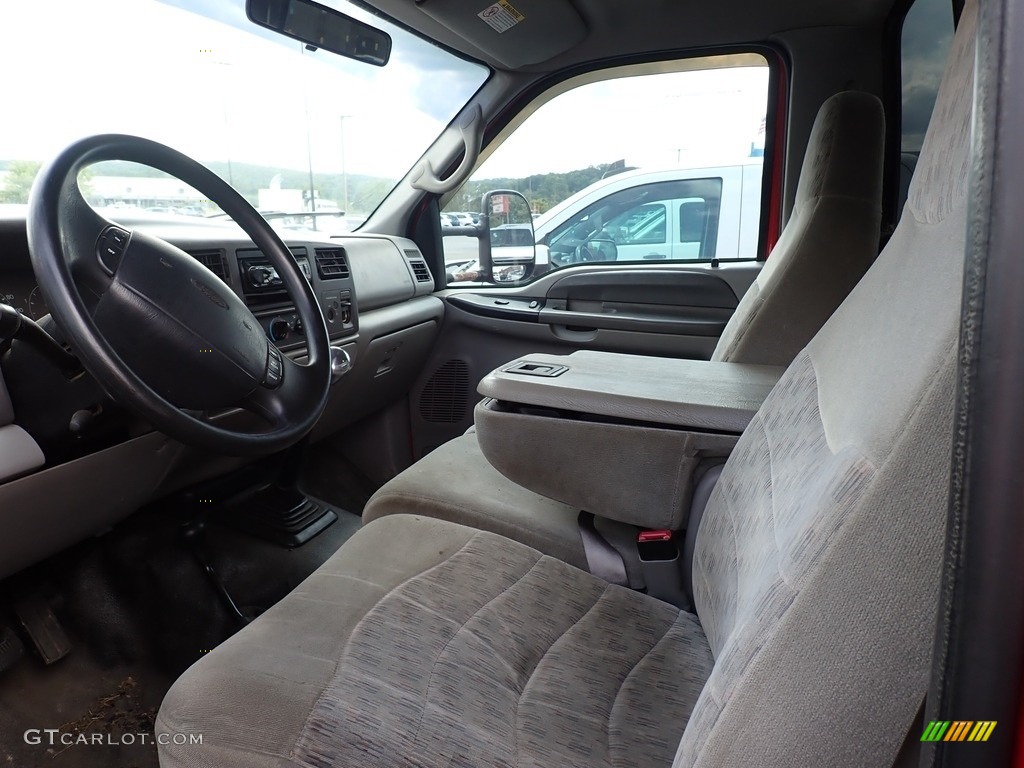 Medium Graphite Interior 2000 Ford F350 Super Duty XL Regular Cab 4x4 Photo #139507507