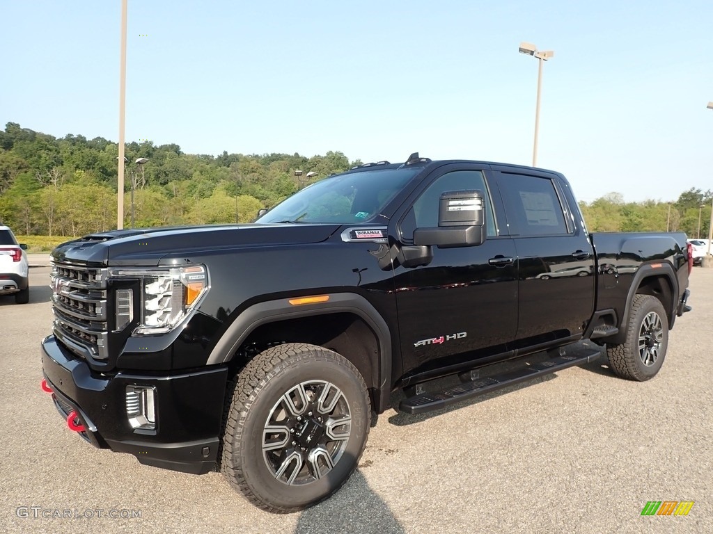 Onyx Black 2020 GMC Sierra 2500HD AT4 Crew Cab 4WD Exterior Photo #139507777
