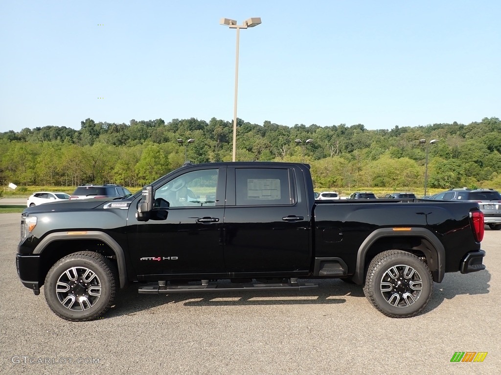 Onyx Black 2020 GMC Sierra 2500HD AT4 Crew Cab 4WD Exterior Photo #139507957