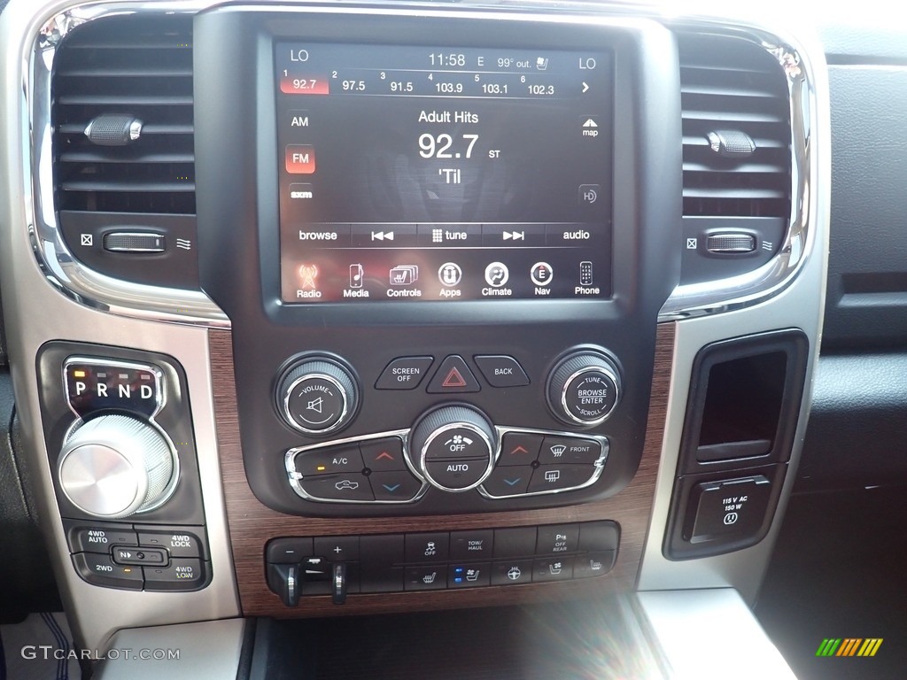 2016 Ram 1500 Laramie Crew Cab 4x4 Controls Photo #139509211