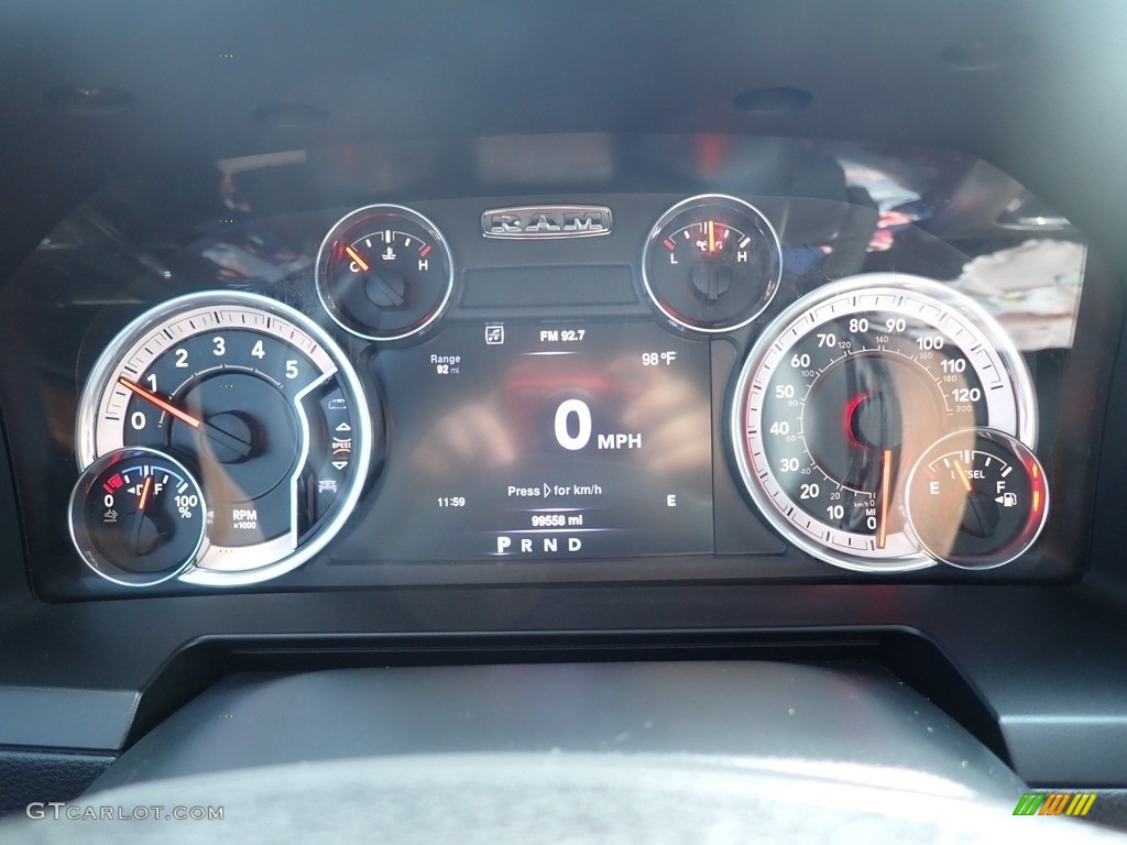 2016 Ram 1500 Laramie Crew Cab 4x4 Gauges Photo #139509274