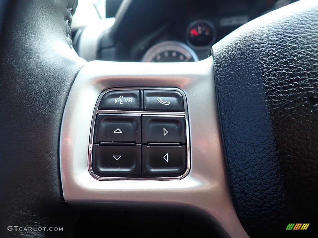 2016 Ram 1500 Laramie Crew Cab 4x4 Black Steering Wheel Photo #139509337