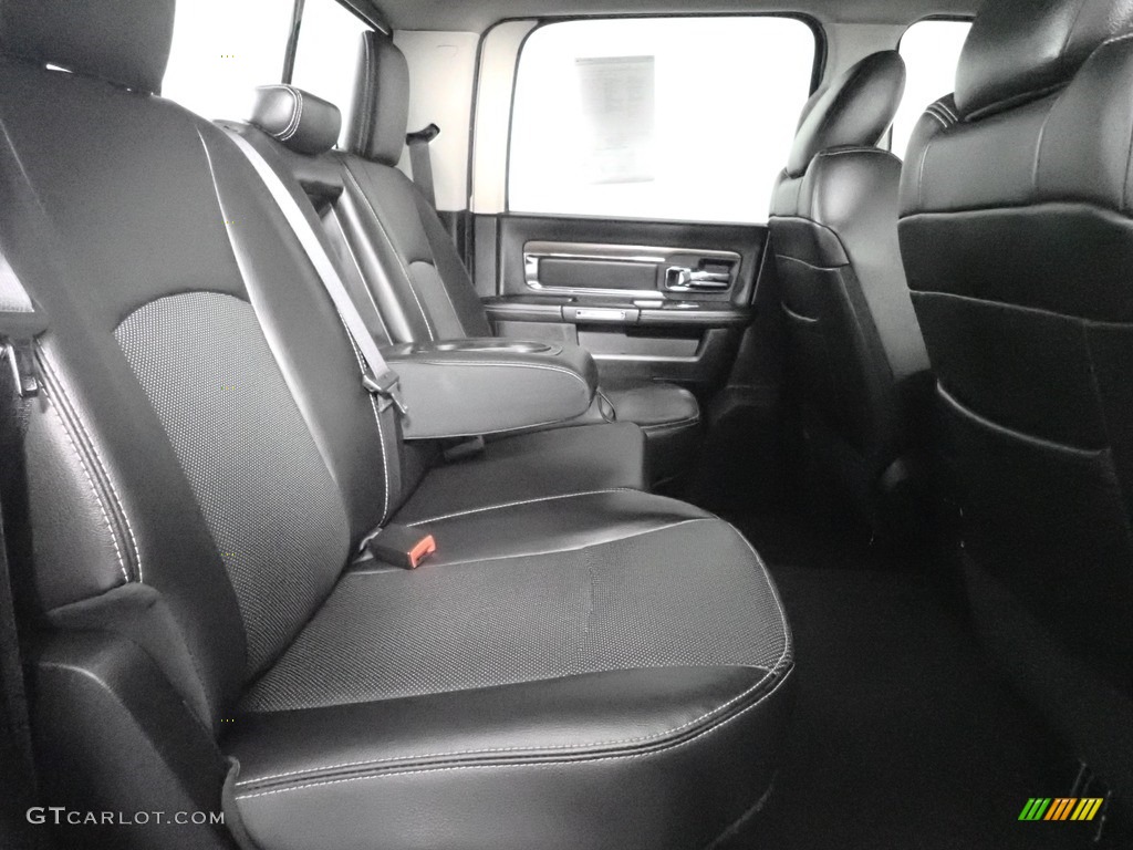 Black Interior 2016 Ram 1500 Laramie Crew Cab 4x4 Photo #139509550