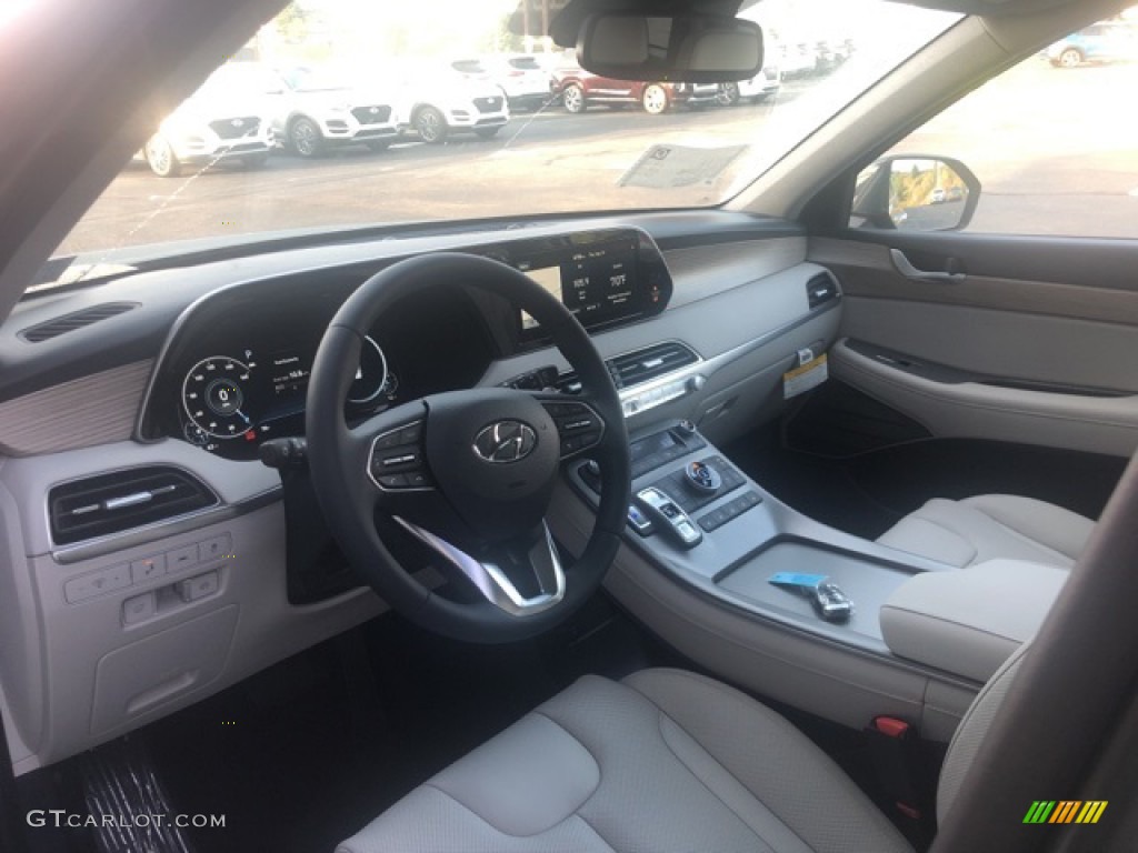 2021 Palisade Limited AWD - Steel Graphite / Beige photo #9