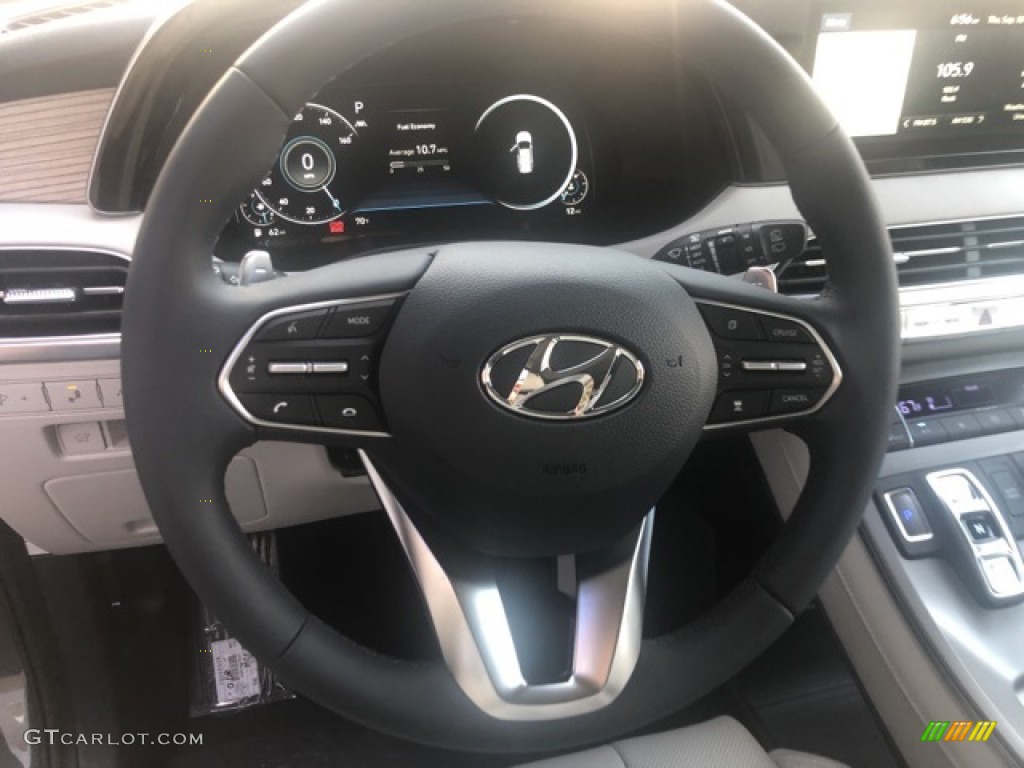 2021 Palisade Limited AWD - Steel Graphite / Beige photo #11