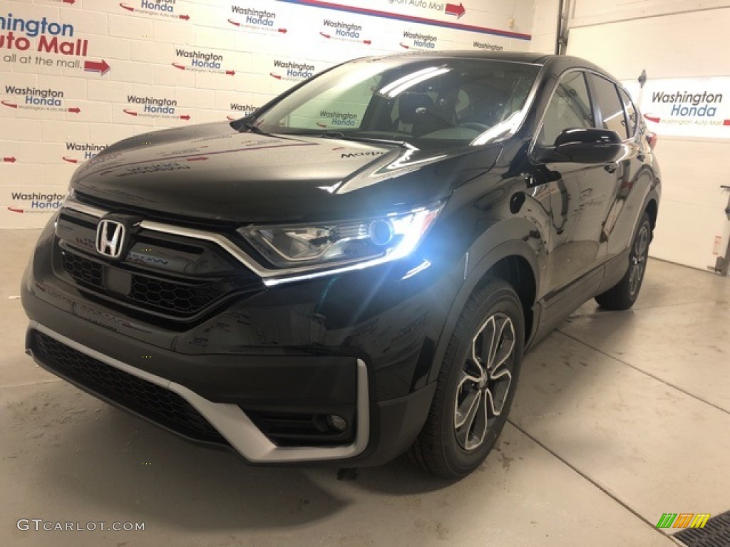 2020 CR-V EX-L AWD - Crystal Black Pearl / Black photo #1