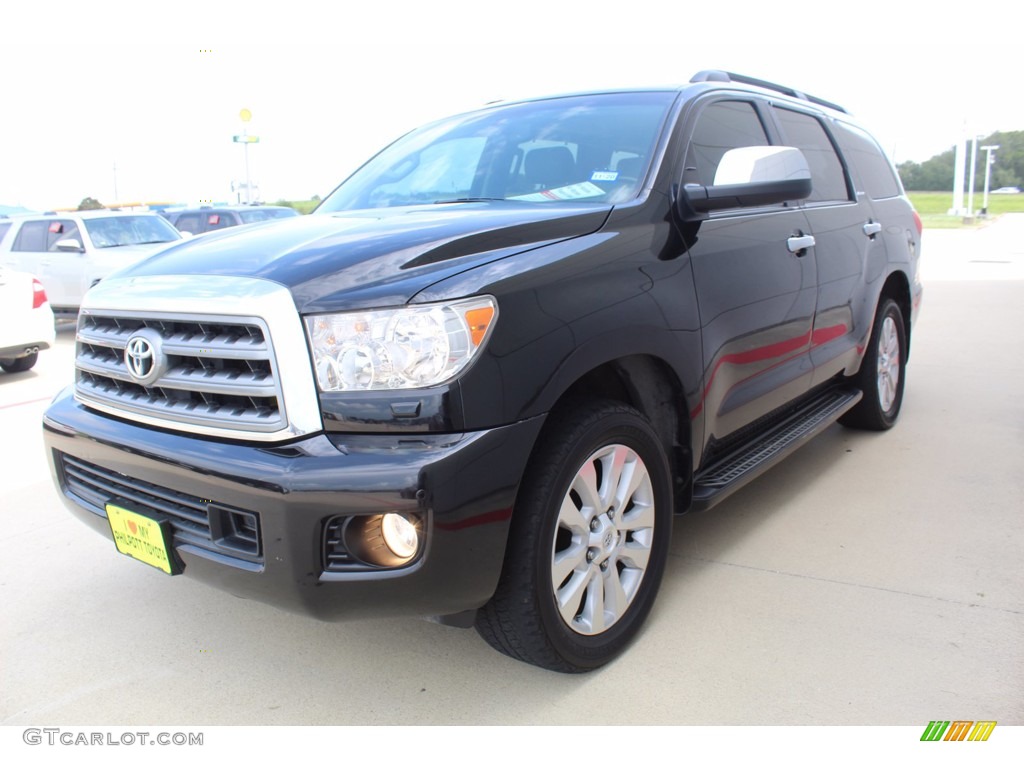 2015 Sequoia Platinum - Black / Gray photo #3