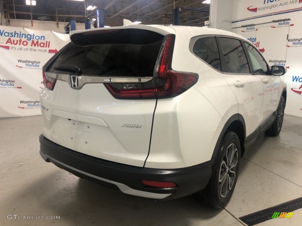 2020 CR-V EX-L AWD - Platinum White Pearl / Black photo #3