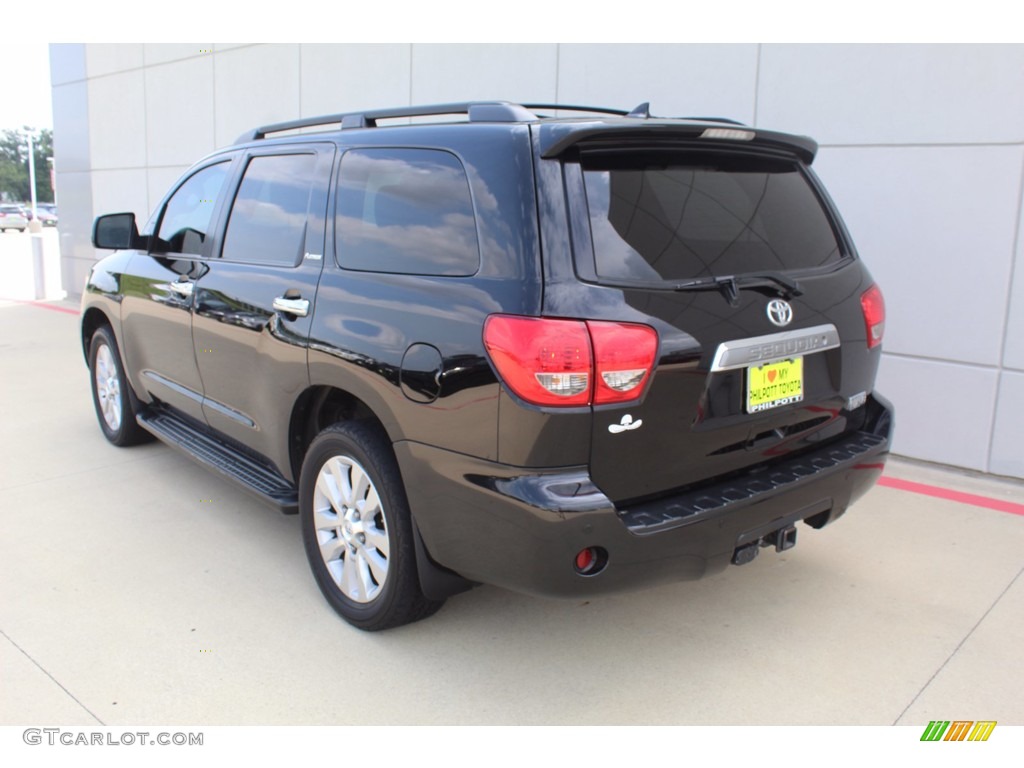 2015 Sequoia Platinum - Black / Gray photo #5