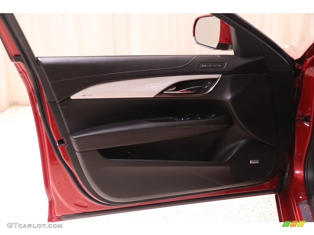 2013 Cadillac ATS 3.6L Luxury AWD Jet Black/Jet Black Accents Door Panel Photo #139511808