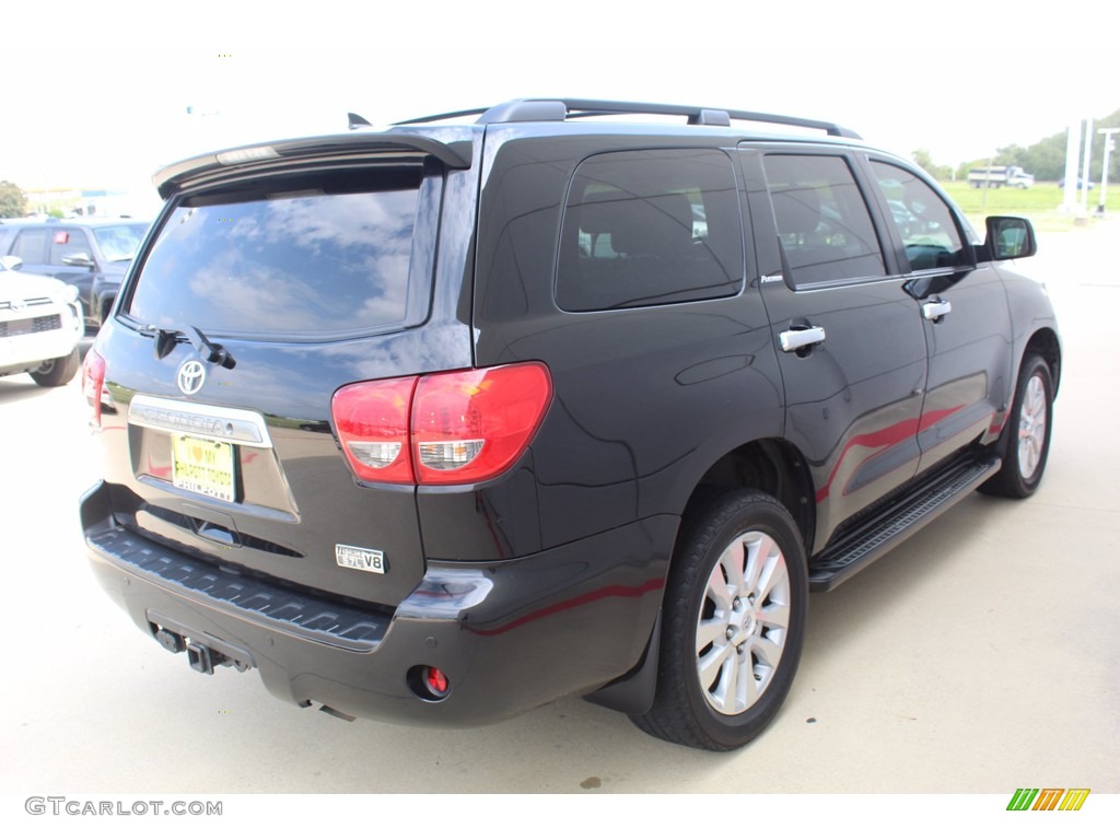 2015 Sequoia Platinum - Black / Gray photo #7