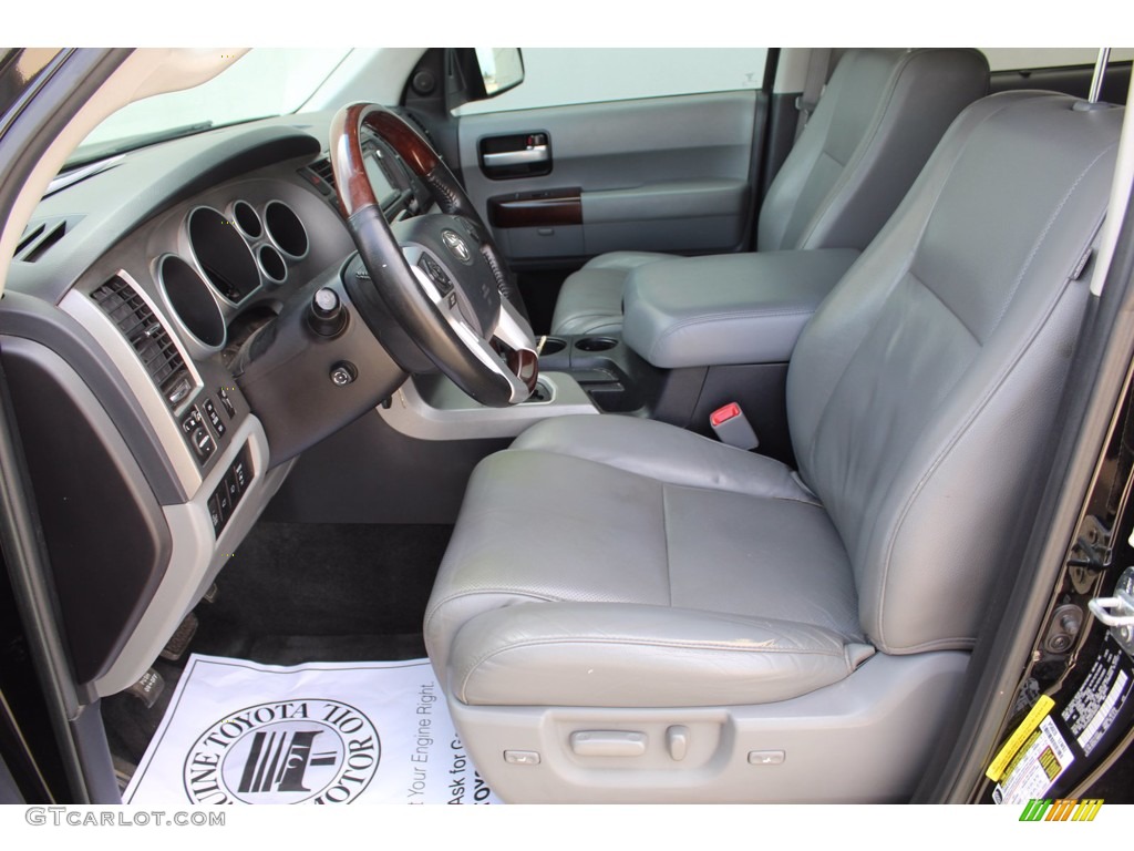 Gray Interior 2015 Toyota Sequoia Platinum Photo #139511905