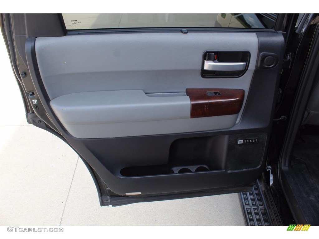 2015 Toyota Sequoia Platinum Gray Door Panel Photo #139512112