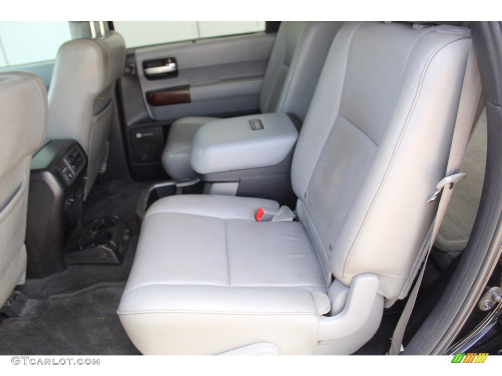 Gray Interior 2015 Toyota Sequoia Platinum Photo #139512133