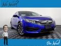 Aegean Blue Metallic 2018 Honda Civic EX Sedan