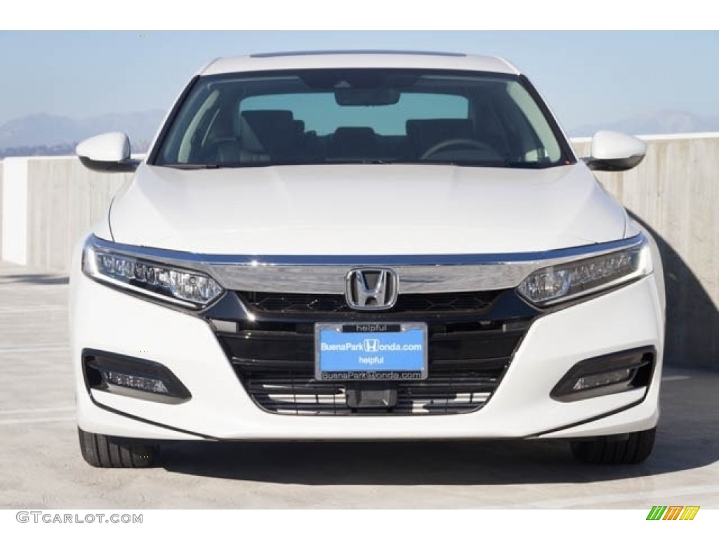 2020 Accord EX-L Sedan - Platinum White Pearl / Black photo #3