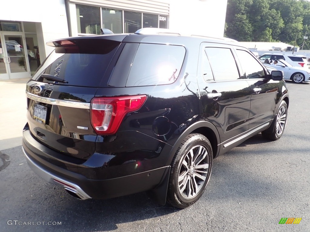 2017 Explorer Platinum 4WD - Shadow Black / Ebony Black photo #2