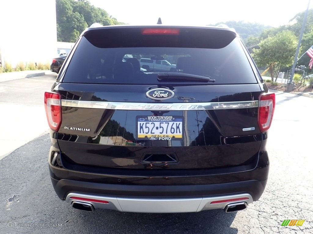 2017 Explorer Platinum 4WD - Shadow Black / Ebony Black photo #3