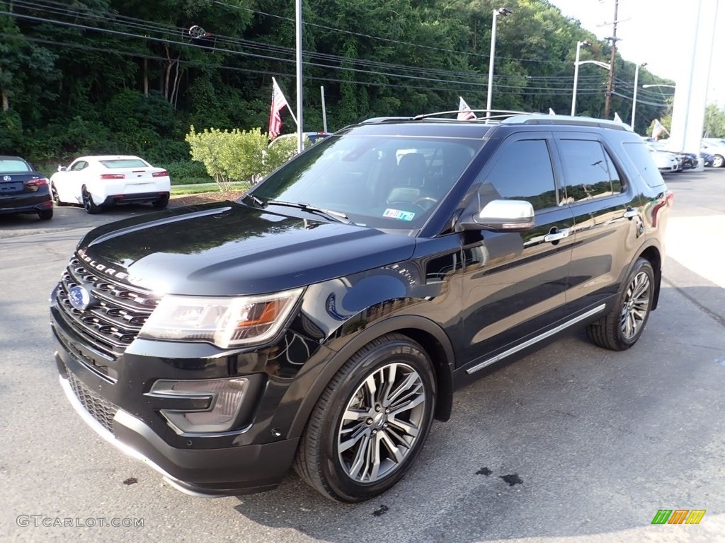 2017 Explorer Platinum 4WD - Shadow Black / Ebony Black photo #7